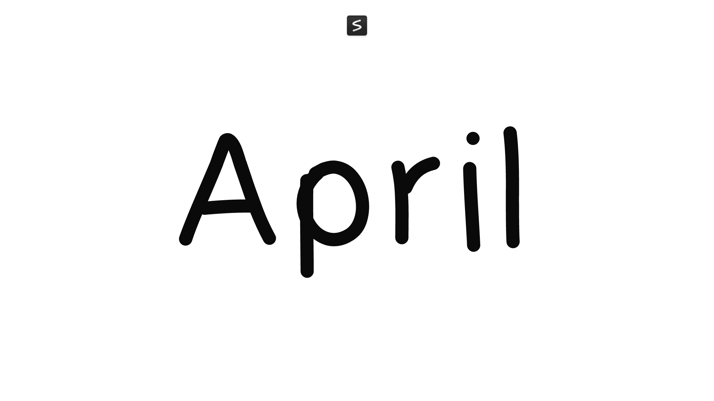 April in action