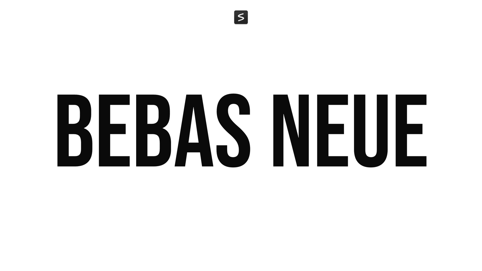 Bebas Neue