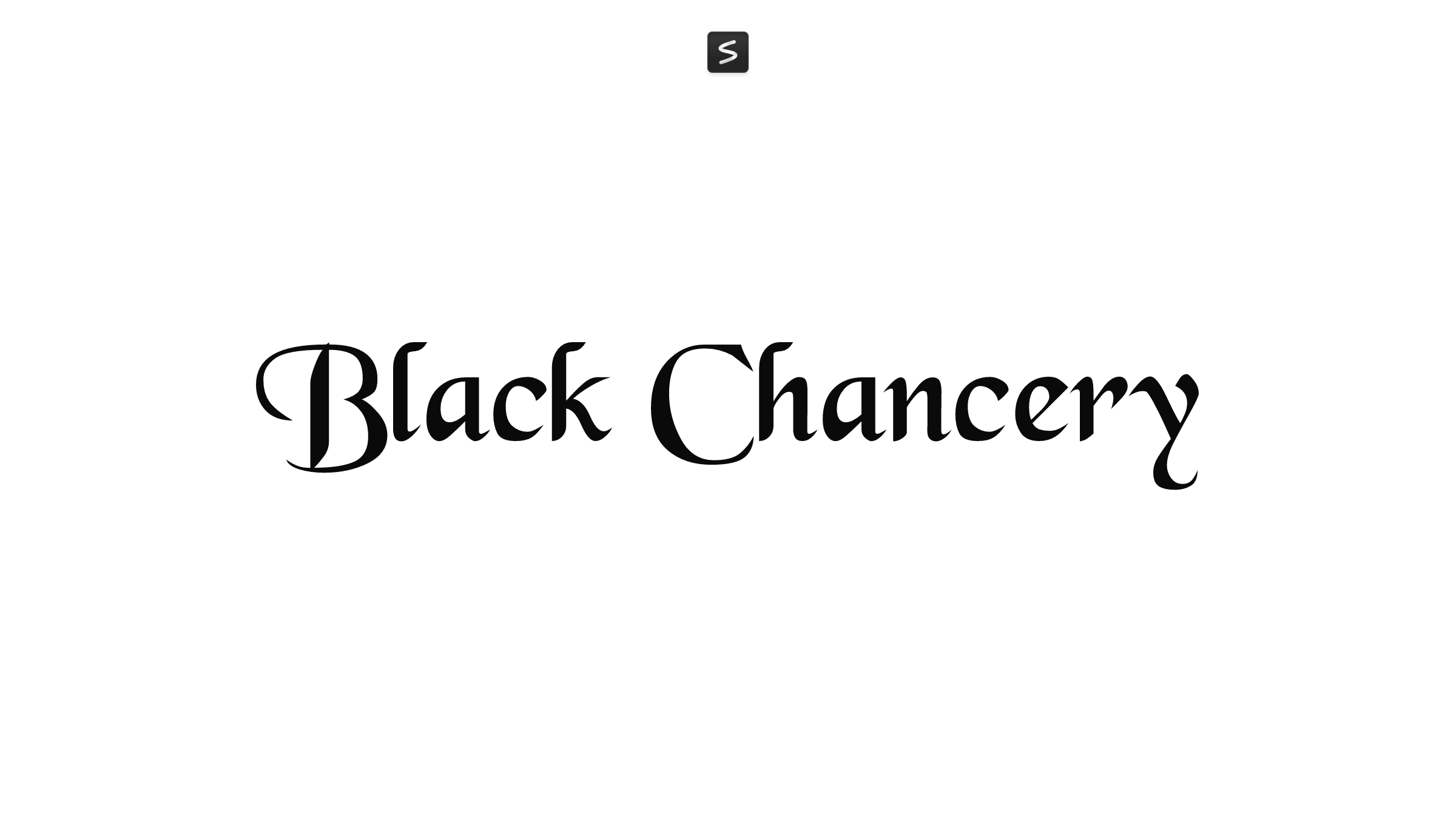 Black Chancery in action