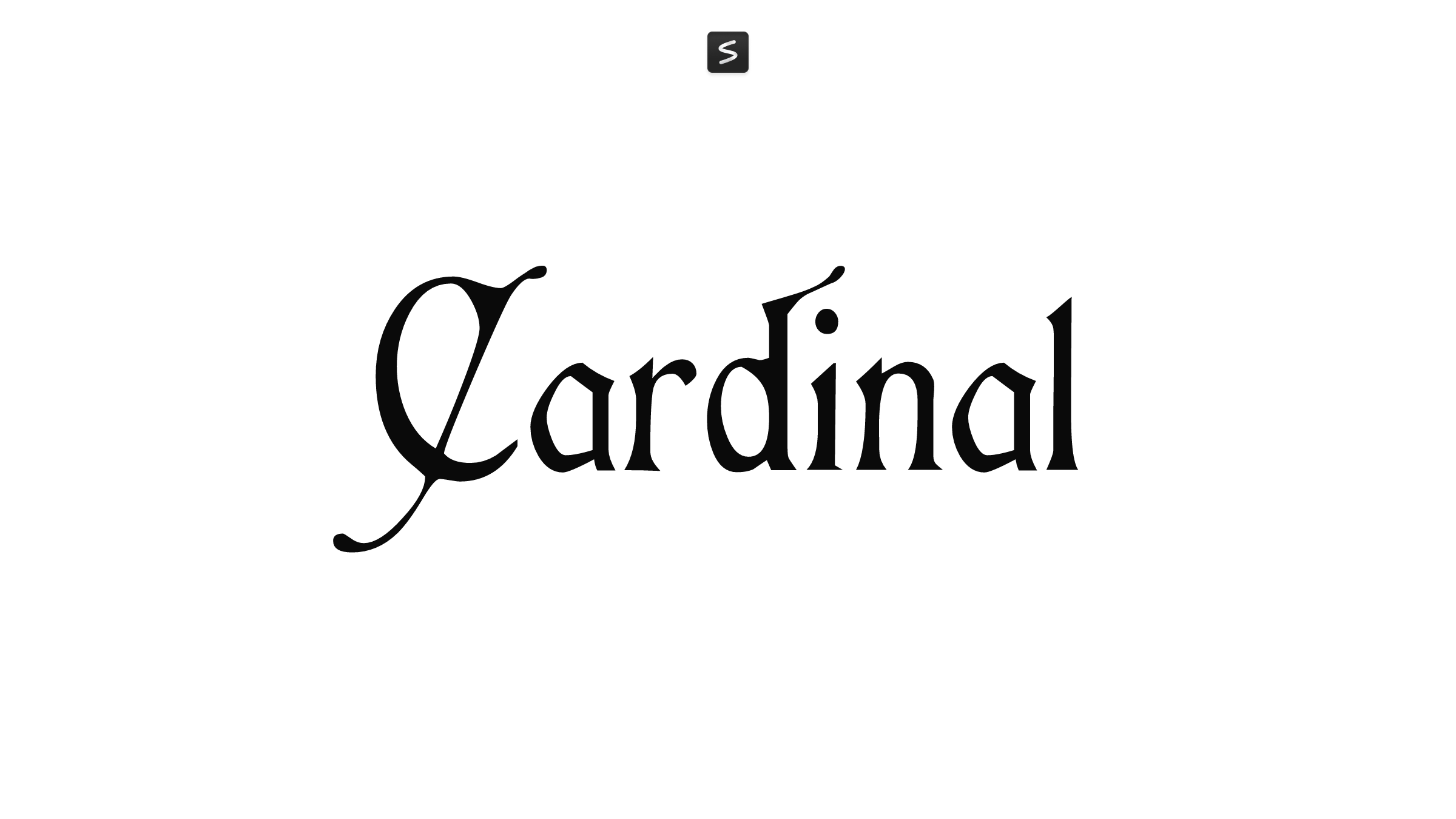 Cardinal in action
