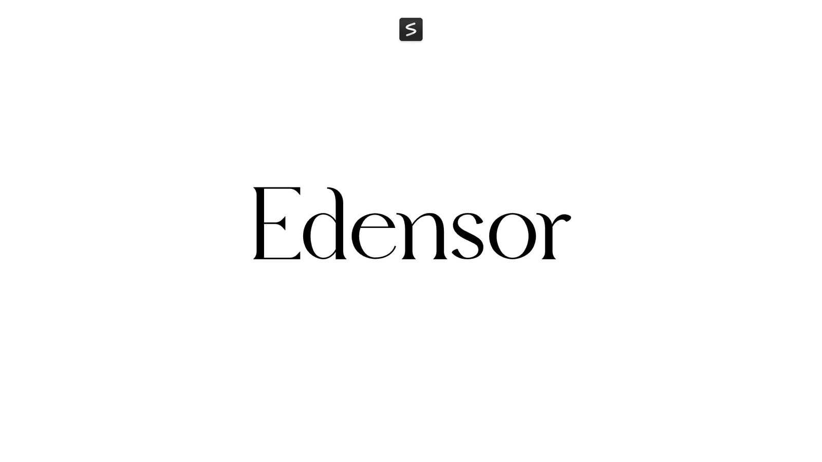 Edensor Font