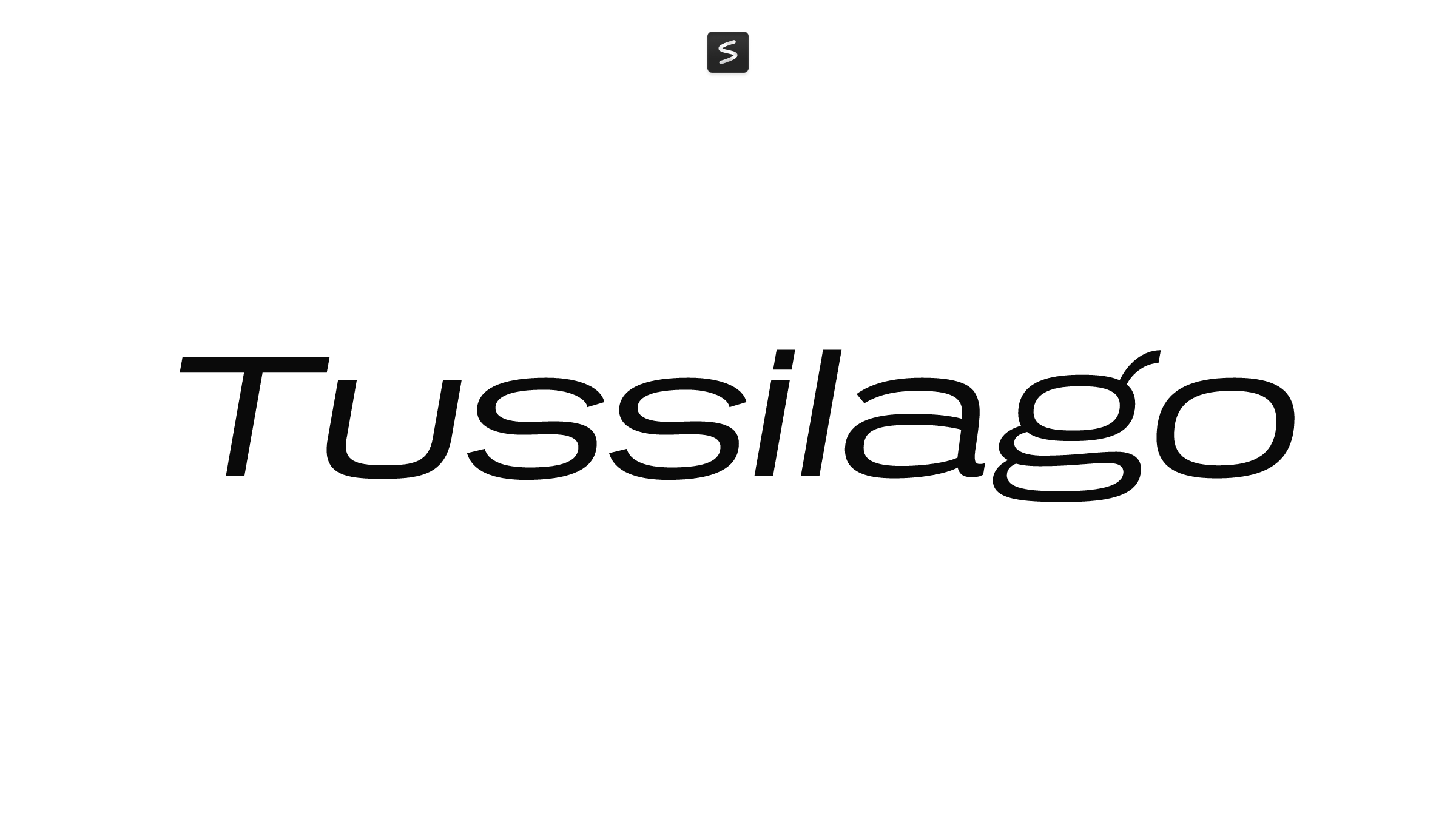 Tussilago in action