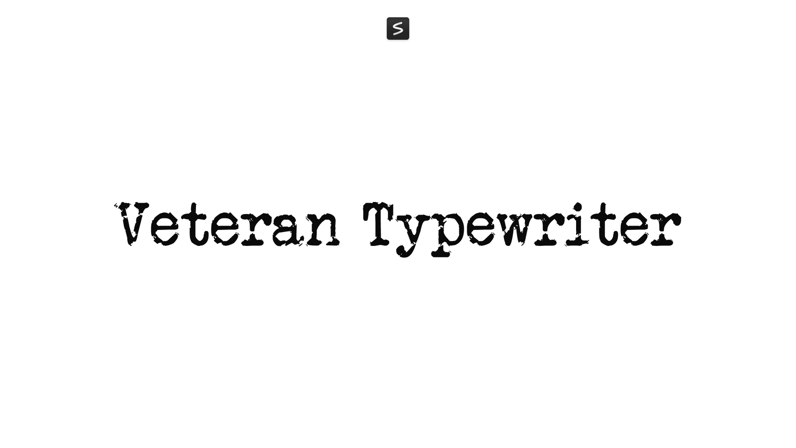 Veteran Typewriter